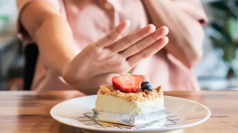 Woman maintaining healthy habits