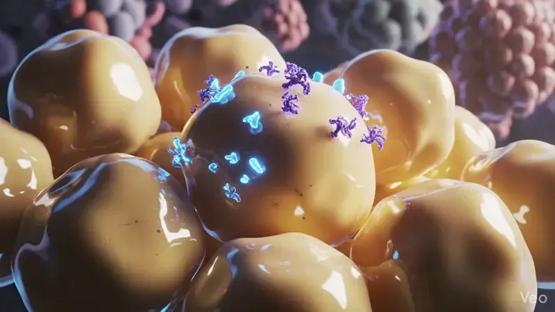 Illustration of cellular energy process